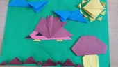 ORIGAMI PŁASKIE Z KWADRATU